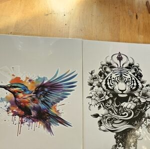 Brand new temporary tattoos